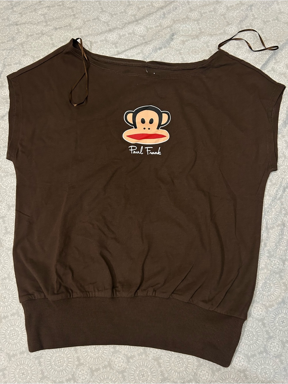 Paul Frank Brown Short-Sleeve Pullover with Julius Graphic